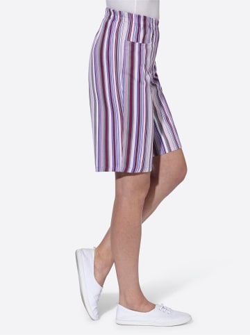 WITT WEIDEN Bermudas in beere-gestreift