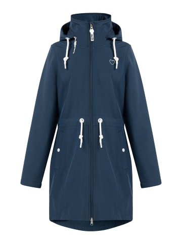 myMO ATHLSR Damen Softshellmantel in Dunkelblau