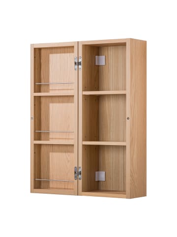 home24 home24 Hängeschrank (1er Set) - Eiche - MDF furniert - 31.0 x 80.0 x 25.0 cm in Eiche