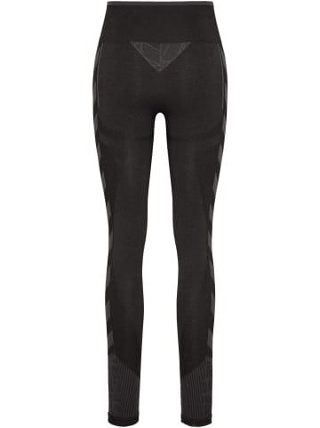 Hummel Leggings Hmlmt Energy Damen in BLACK/ASPHALT MELANGE