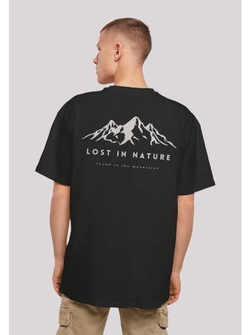 F4NT4STIC Heavy Oversize T-Shirt Lost in nature in schwarz