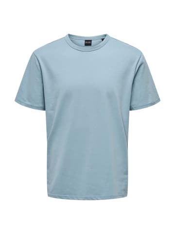 Only&Sons T-Shirt 'Smart Life' in hellblau