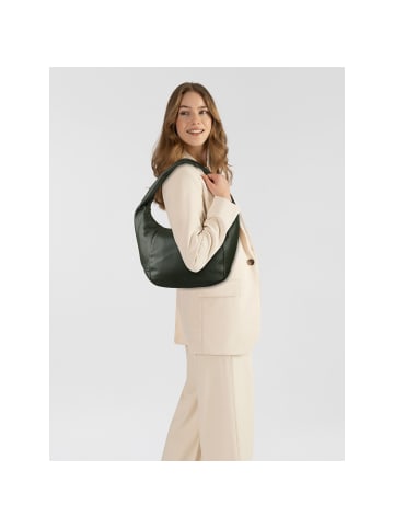 LIEBESKIND BERLIN Farrah Schultertasche M Leder 45 cm in cypress green