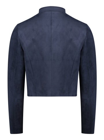 BETTY & CO Bikerjacke mit Stehkragen in Dunkelblau