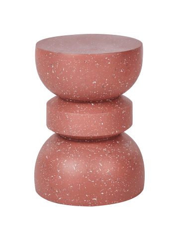 Beliani Beistelltisch FALIRO in Rot - (W) 37 x (H) 45 x (L) 37 cm