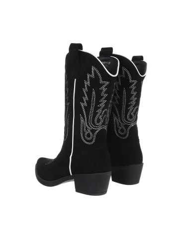 Ital-Design Stiefel in Schwarz