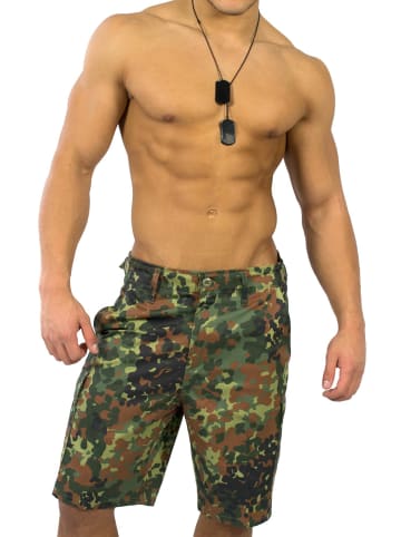 Normani Outdoor Sports Herren BDU Shorts Dasht in Flecktarn