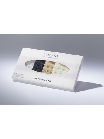 LASCANA BH-Verlängerung in 1x caramel, 1x creme, 1x weiß, 1x schwarz