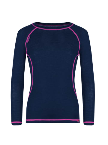 Trollkids Funktionswäsche-Set Merino in navy/pink