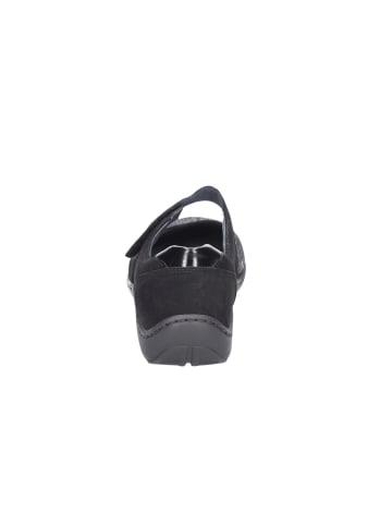 WALDLÄUFER Slipper in schwarz