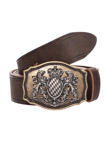 Töpfer Gürtel K438 in dunkelbraun