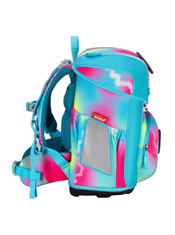 Scout Neo Exklusiv Safety Light Schulranzen-Set 8-teilig in Happy Rainbow