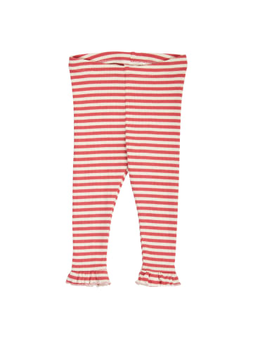 müsli Babyleggings in Mineral red/ Tofu