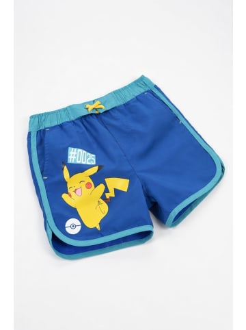 Pokémon Minecraft Badehose mit elastischem Bund und Schnürung in schwarz