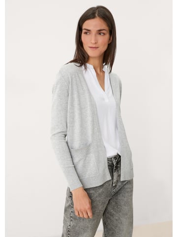 s.Oliver Strickjacke in 9400_grau meliert