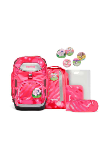 Ergobag Grundschulranzen Pack KuntBärbuntes Einhorn in pink