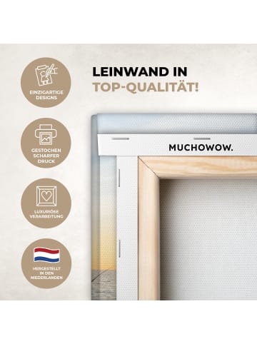 MuchoWow Leinwand bilder Sonnenuntergang (BxH)