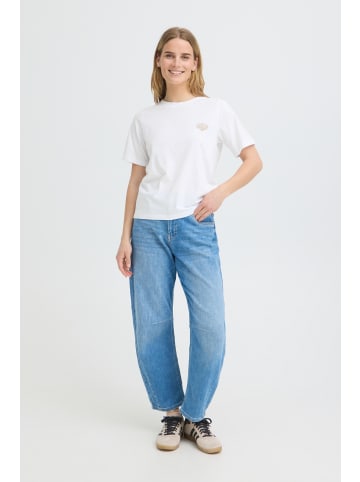 Pulz Kurzarm-Bluse PZCORAL Regular fit in Bright White