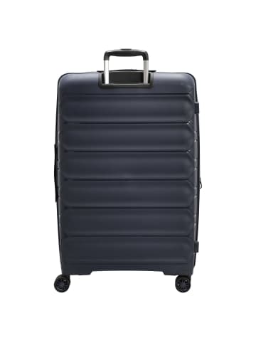 D&N Travel Line 4700+ - 4-Rollen-Trolley L 78 cm erw. (schwarz) in navy