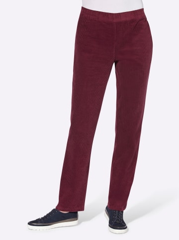 Sieh an! Cordhose in bordeaux