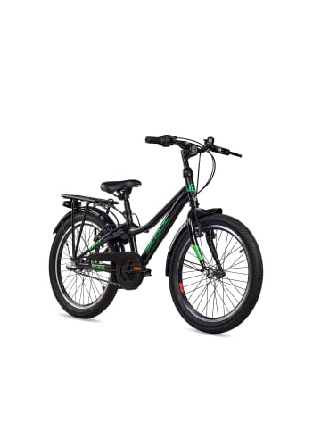 S'COOL Kinderfahrrad - troX 20 Zoll 3-Gang | ab 6 Jahre - Black/Green
