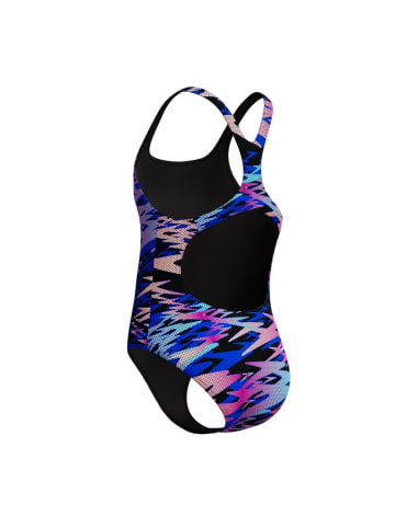 Speedo Hyperboom Print Medalist Badeanzug in bunt