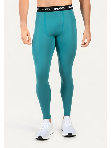 SMILODOX Kompressionshose Xion in Petrol