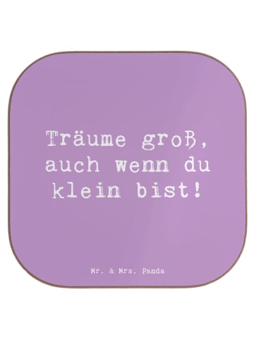 Mr. & Mrs. Panda Untersetzer Tasse Spruch Alleine schlafen lerne... in Lavendeltraum