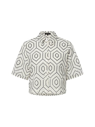 Marie Lund Bluse in ecru schwarz