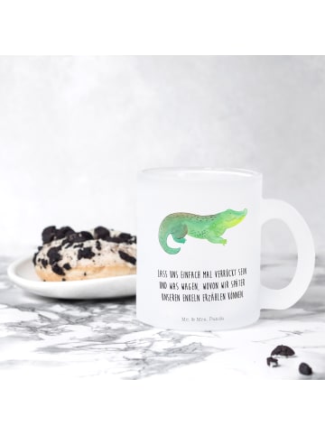 Mr. & Mrs. Panda Teebecher Krokodil mit Spruch in Transparent