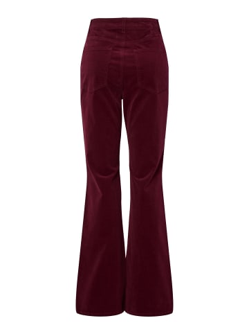 Pieces Flared Jeans in Tawny Port