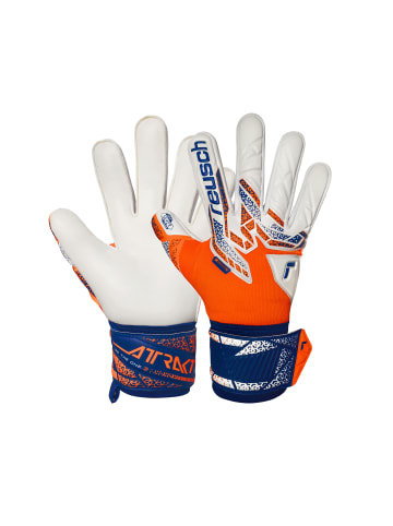 Reusch Torwarthandschuhe Attrakt Silver in 2500 shock orng/energ blue
