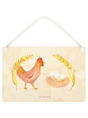 Mr. & Mrs. Panda Holzschild Huhn Stolz ohne Spruch in Vintage