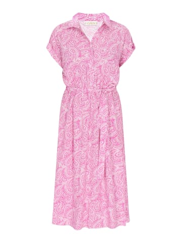 gaya Women Dress in Pink White