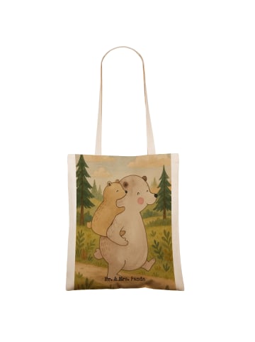 Mr. & Mrs. Panda Schultasche Papa Bär Design ohne Spruch in Weiß