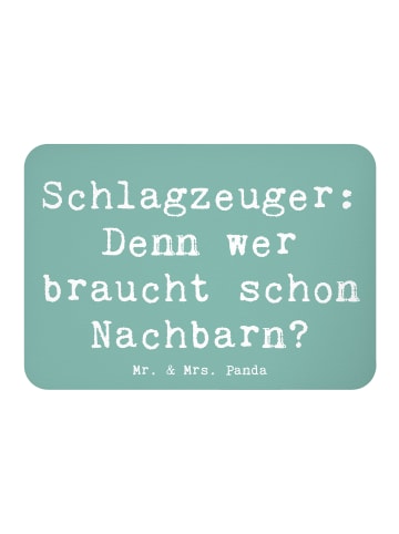 Mr. & Mrs. Panda Magnet Spruch Schlagzeuger Spruch mit Spruch in Meeresbrise
