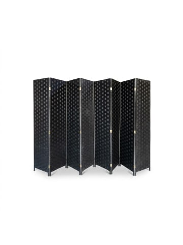 Paravent in Schwarz - (B)320 x (H)170 cm