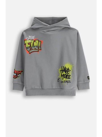Coccodrillo Kapuzen-Sweatshirt in grau