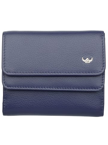 Golden Head Madrid Geldbörse RFID Schutz Leder 10.5 cm blau