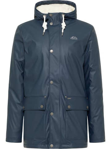 ICEBOUND Regenjacke Mit Teddyfutter in Marine