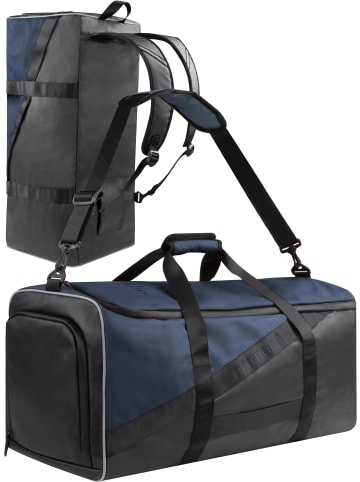 normani Sport- und Reisetasche mit Rucksackfunktion 90 l Nordpass in Blau