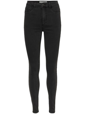 Noisy may Skinny Fit High Waist Jeans NMCALLIE in Grau