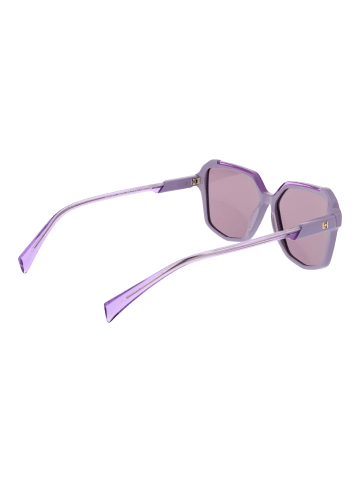 Ana Hickmann Frauen Sonnenbrille Geometrisch Lila