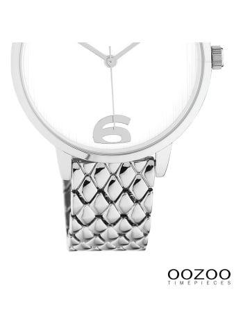 Oozoo Analog-Armbanduhr Oozoo Timepieces silber mittel (ca. 38mm)