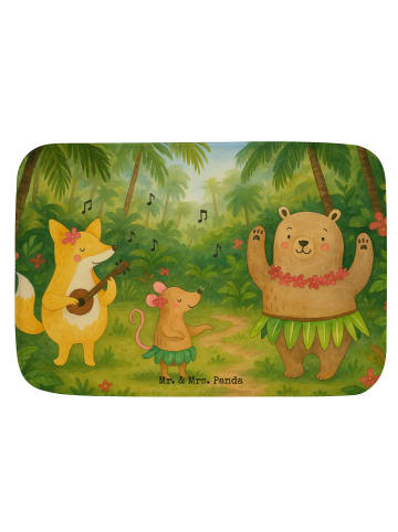 Mr. & Mrs. Panda Badteppich Waldtiere Aloha Design ohne Spruch in Weiß