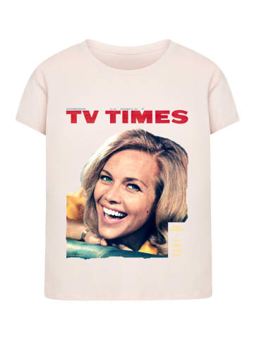 F4NT4STIC Box Tee TV Times Honor Blackman 1964 Cover in pink