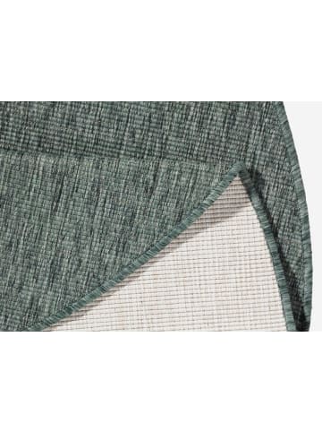 NORTHRUGS In- & Outdoor Wendeteppich Uni Miami grün