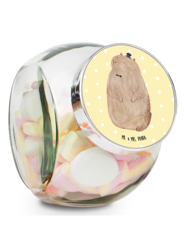 Mr. & Mrs. Panda keksdose glas Murmeltier ohne Spruch in Gelb Pastell