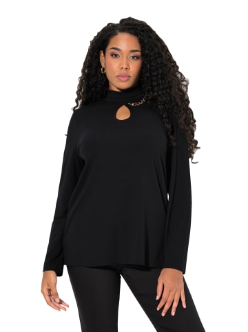 Ulla Popken Longshirt in schwarz