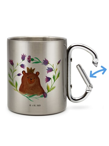 Mr. & Mrs. Panda Teetasse Bär Königin ohne Spruch in Silber